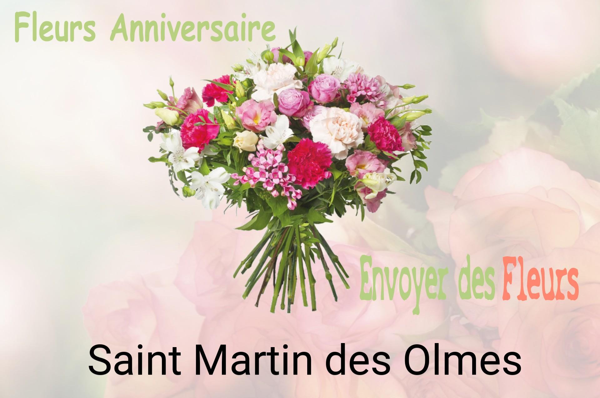 Bouquet de fleurs d’anniversaire livré à Saint-Martin-des-Olmes