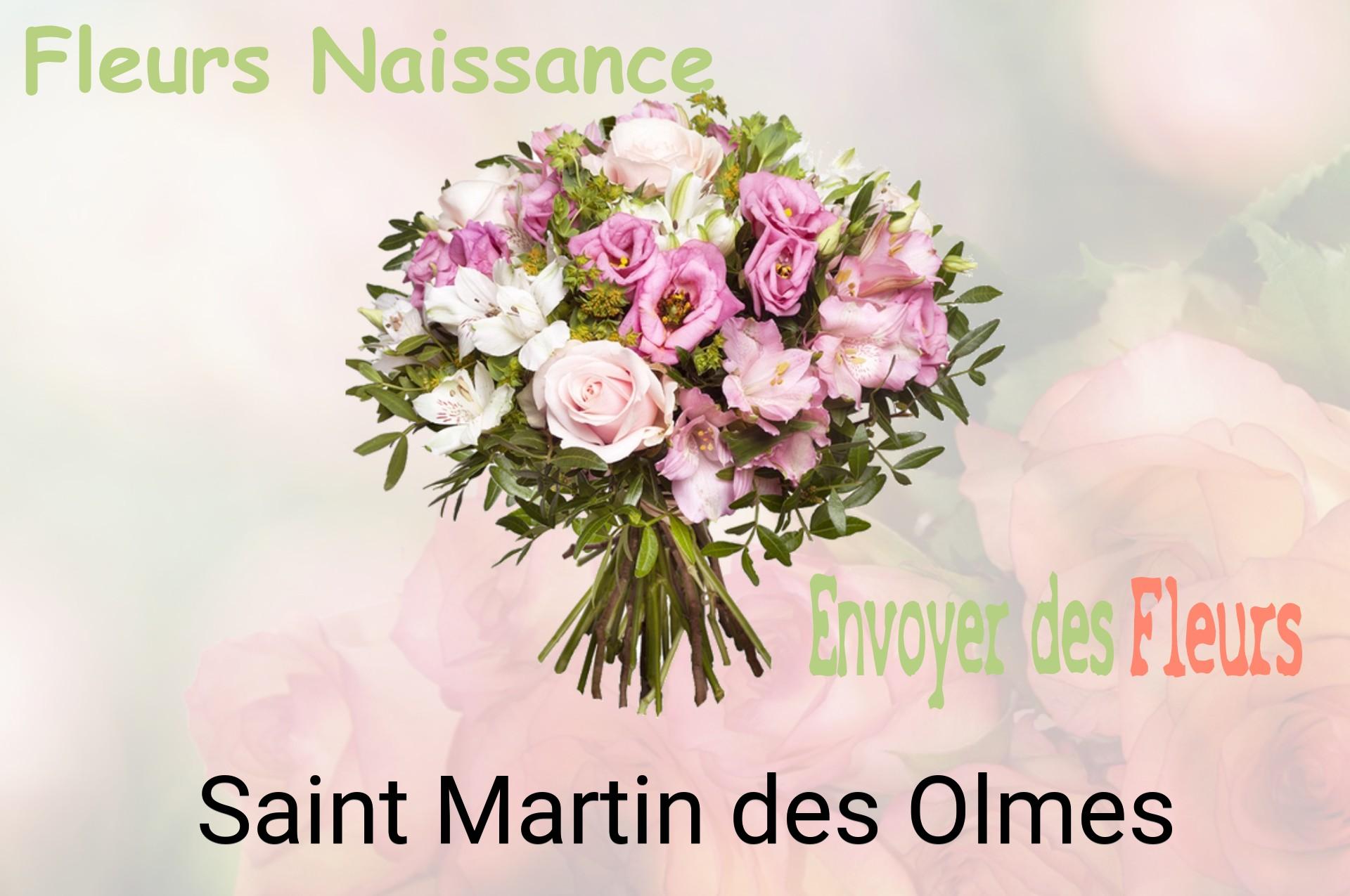 Bouquet de fleurs de naissance livré à Saint-Martin-des-Olmes